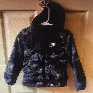 Nike Black Camouflage Jacket